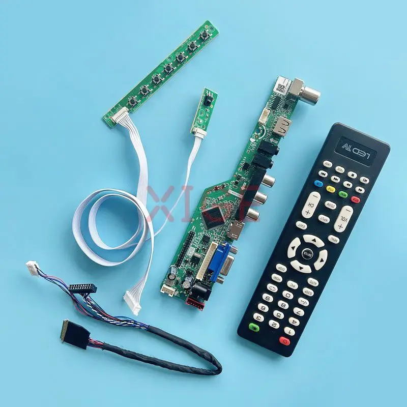 

Плата контроллера ЖК-дисплея подходит для Φ аналогового ТВ DIY Kit 13,3 "1280*800 VGA + HDMI + AV + USB LVDS 40Pin экран ноутбука