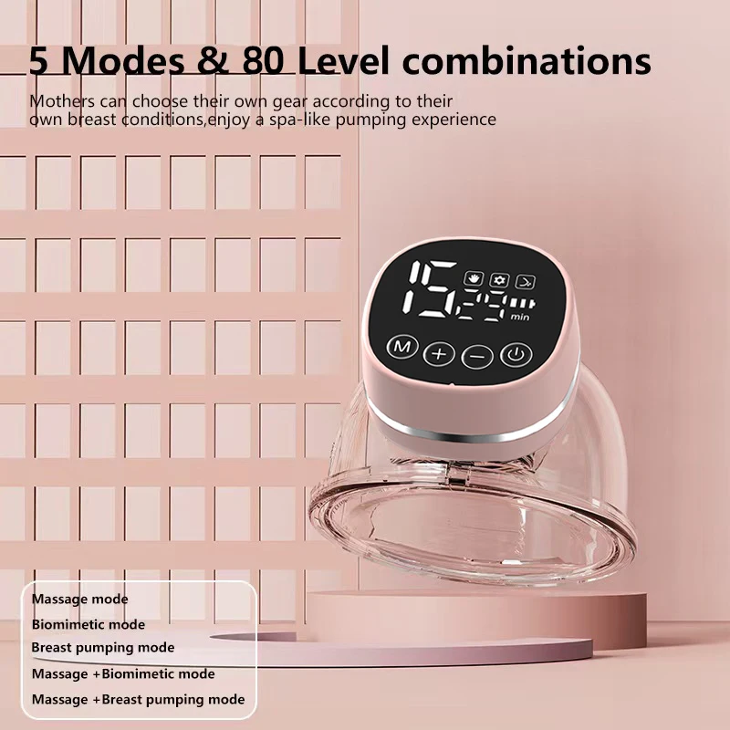 Tire-lait électrique portable, 5 Modes, mise à niveau sans fil, tire-lait portable, collecteur de lait automatique mains libres