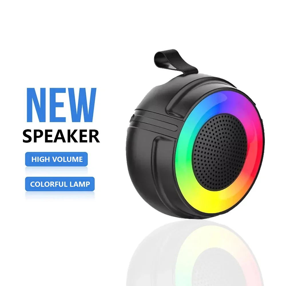 

Portable Wireless Bluetooth Speaker Outdoor Mini HIFI Stereo Subwoofer Sound Box LED Color Light Party Speakers Caixa De Som