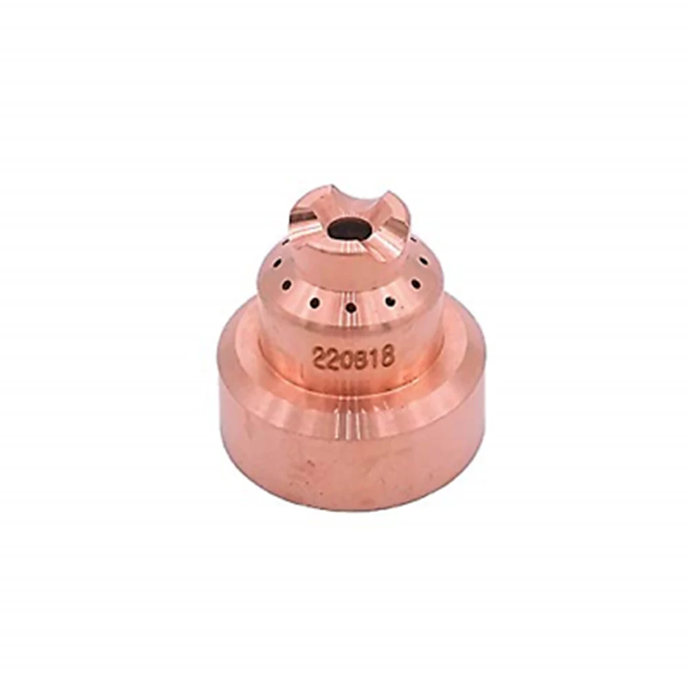 

Cutting Carbon Steel Protective Cap Welding Nozzle 0.2-0.8 Mpa 5 Pcs Cutting Consumables Cutting Tool Tellurium Copper