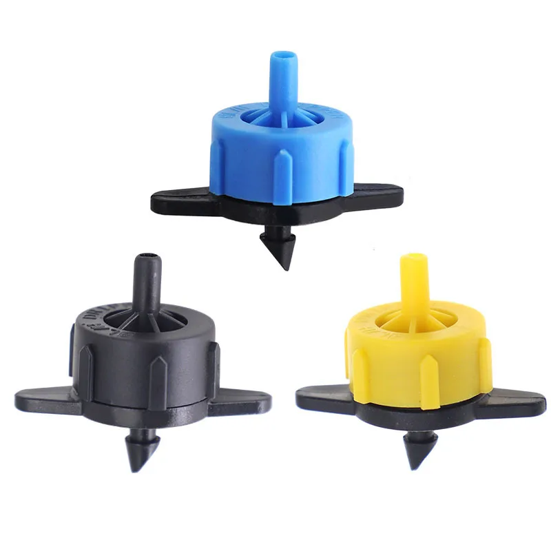 30Pcs Pressure Compensating Drip Emitters Micro Connectors 2L/4L/8L Premium Drippers Garden Irrigation System