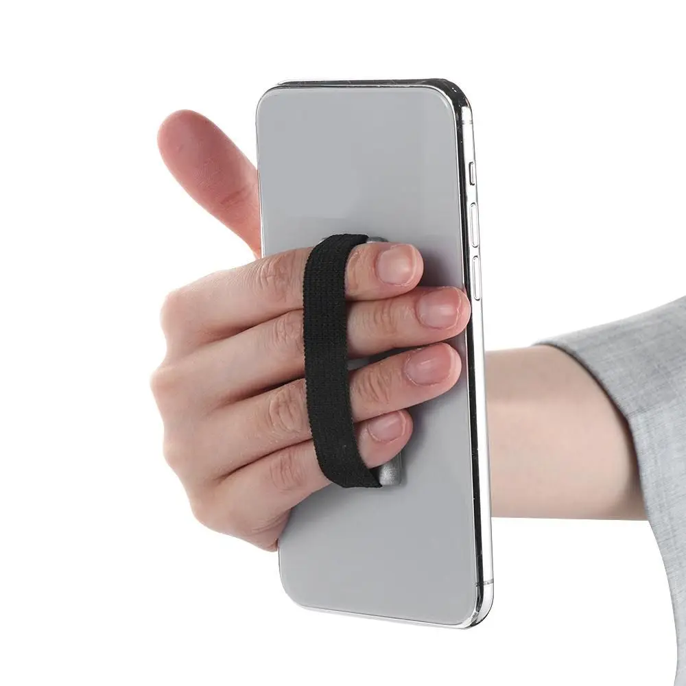 Elastic Finger Strap Phone Holder - Universal Grip Mobile Accessory
