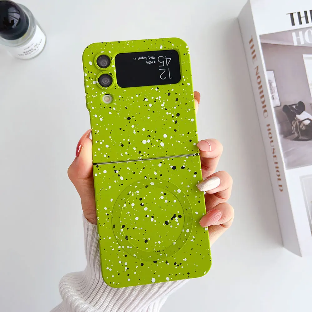 Magnetic Wireless Charging Soft Matte Star Cover Case