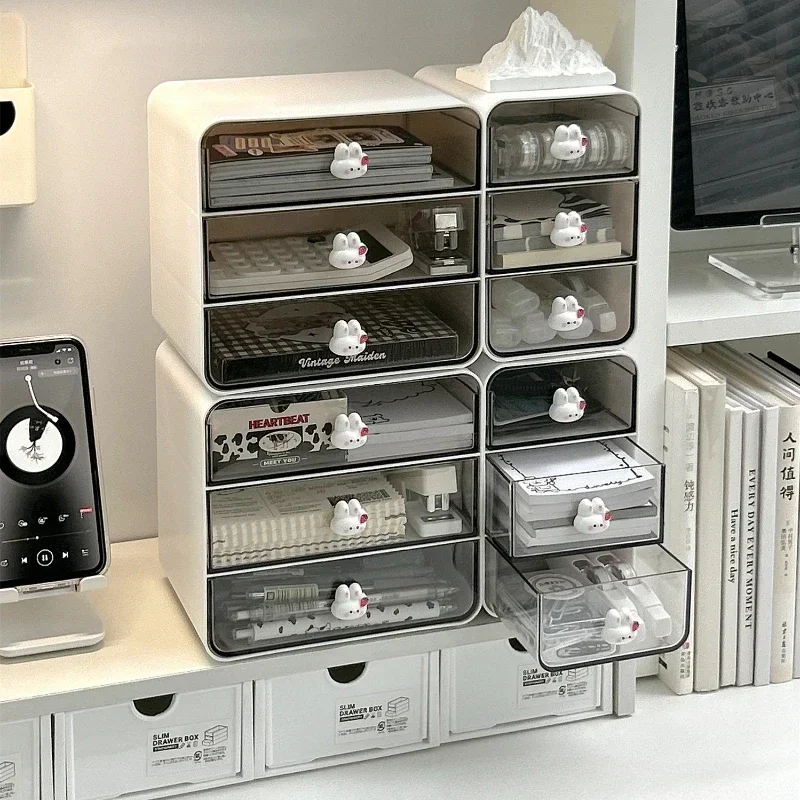 Acrylic Desktop Storage Box Drawer system. 2