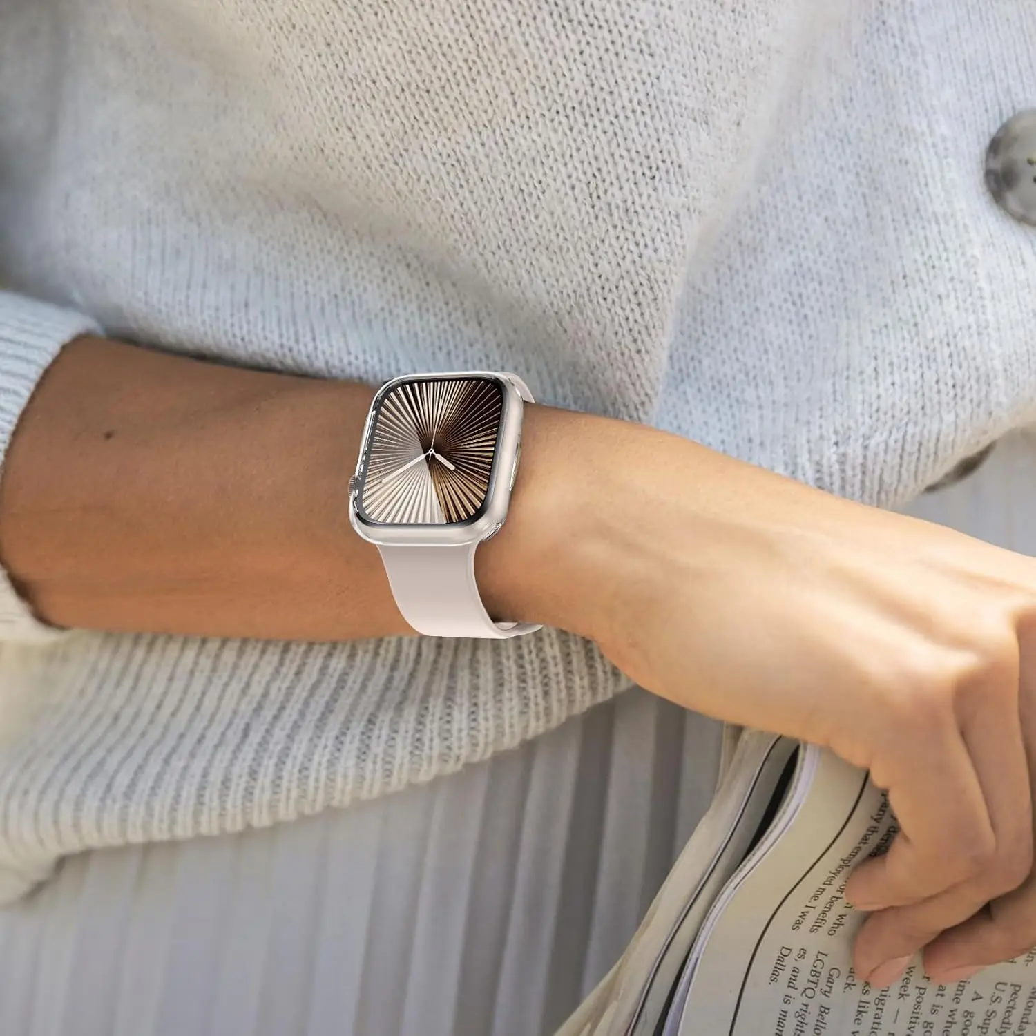 Premium TPU Bumper Cover Screen Protector for Apple Watch - iWatch Accessory