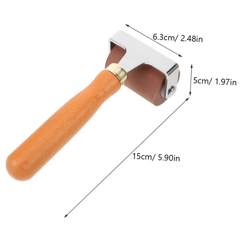 Printmaking Cylinder Painting Supplies Stamping Tool Art Printmaking Tools Roller Rubber Brayer Roller-Y78A