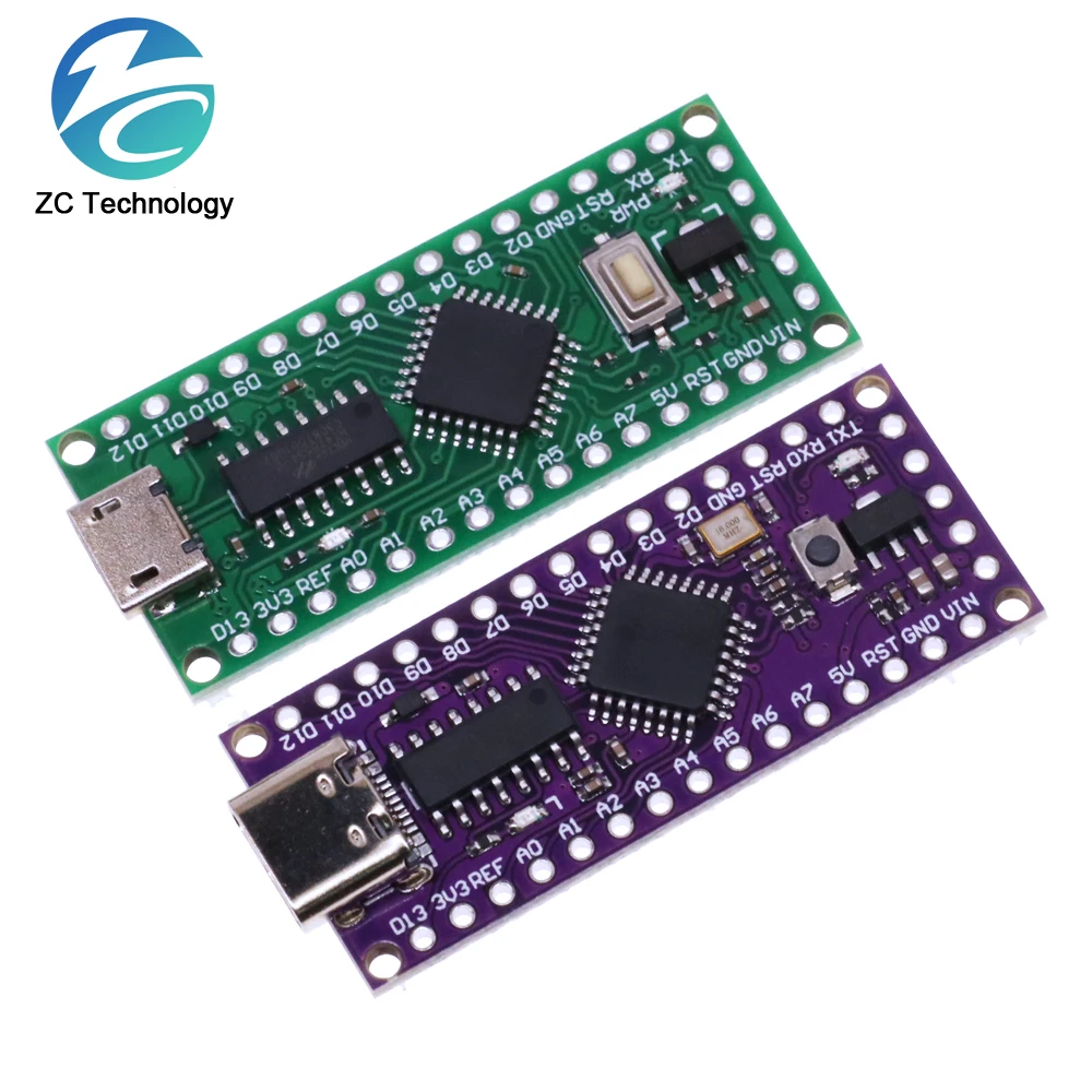 Lgt8F328P-Lqfp32 Minievb Type-C Micro Usb Compatibile Con Atmega328 Nano V3.0 Lgt8F328P Ch9340C / Ht42B534-1 Sop16 Per Arduino