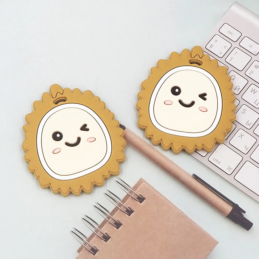 

Chenkai 5pcs Silicone Durian Teethers Fruit Shape Teething DIY Baby Chewing Pendant Nursing Sensory Pacifier Dummy Necklace Toy