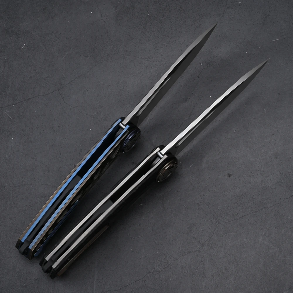 VENOM Harpoon KEVIN JOHN M390 Folding Knife Outdoor Camping Ball