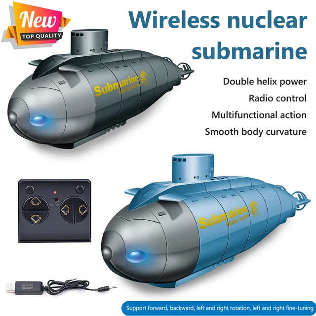 2.4G 6 Channels Nuclear Submarine Boat Wireless Remote Control Diving Child Toy Mini Remote Control RC Submarine Boat Toys 2023 1