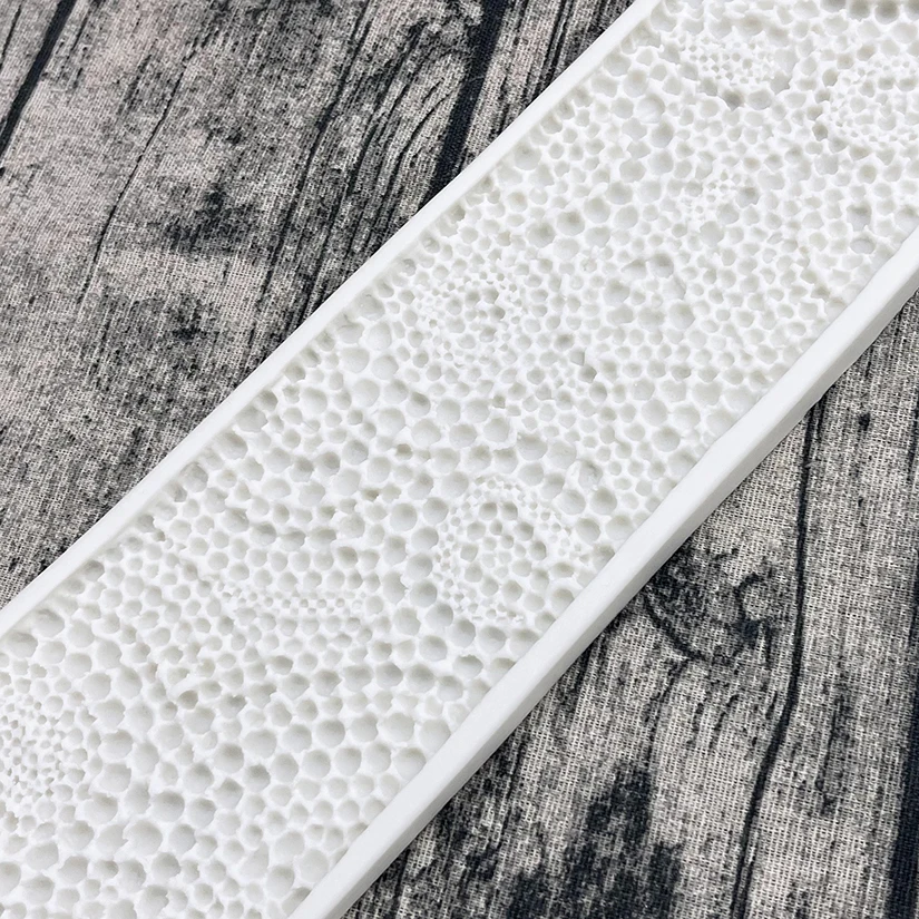 Rosa Silikonform Für Fondant & Schokolade – DIY Strickseil-Muster, Kuchen-Dekor