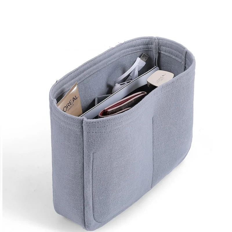Insert Bag Felt Makeup Organizer Bag Inner Purse Portable Base Shaper Fits For H Evelyne 16 29 33