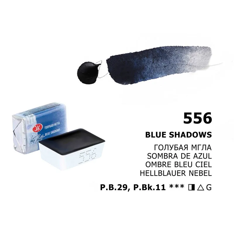 Premium Russian White Nights Watercolor Set - Extra Fine Artist Grade Pigments in Full Pans with Vibrant Lightfast Colors