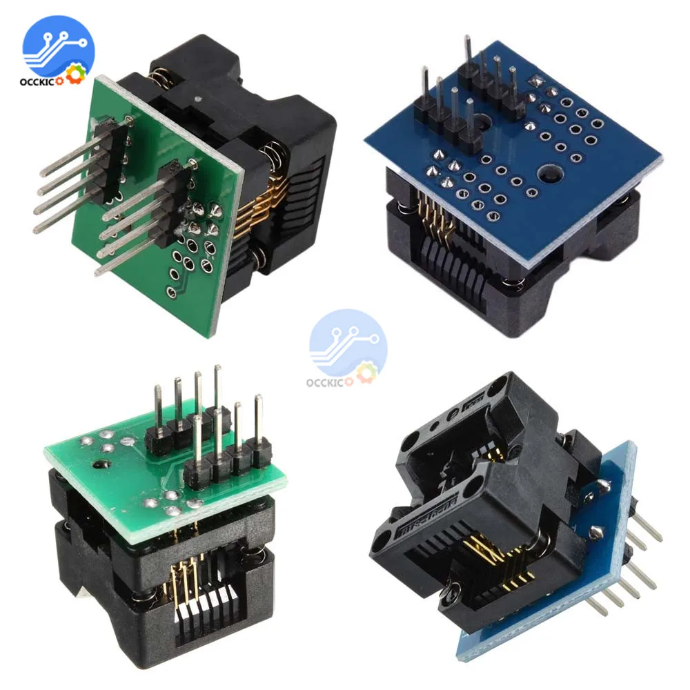 Ximimark SOIC8 SOP8 A DIP8 IC - Módulo Adaptador De Enchufe De Programador Para Flash Eeprom 25xx (150 Mil, 200 Milímetros
