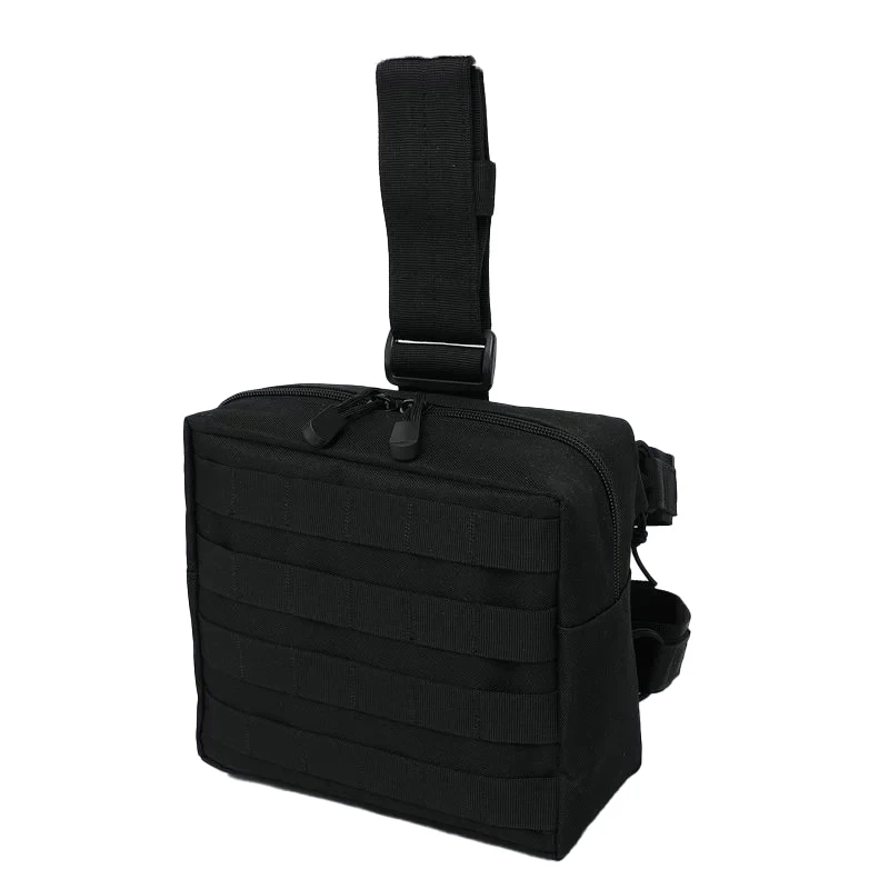 Jagd Outdoor Taktische Große Kapazität Bein Pack Molle Halterung Gürtel Drop Hängen Expansion Oberschenkel Tasche Tasche – Detail 10