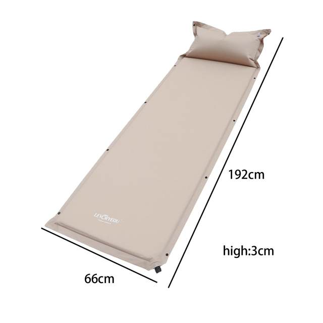 Inflating Mattress Inflatable Sleeping Mat Cushion Waterproof Foldable Outside Portable for Camping Balcony Backpacking Indoor