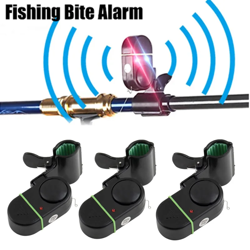 BESPORTBLE 6 Pcs Fish Bite Alert Fish Bite Sound Alarm Led Fish Bite Alarm  Electronic Fishing