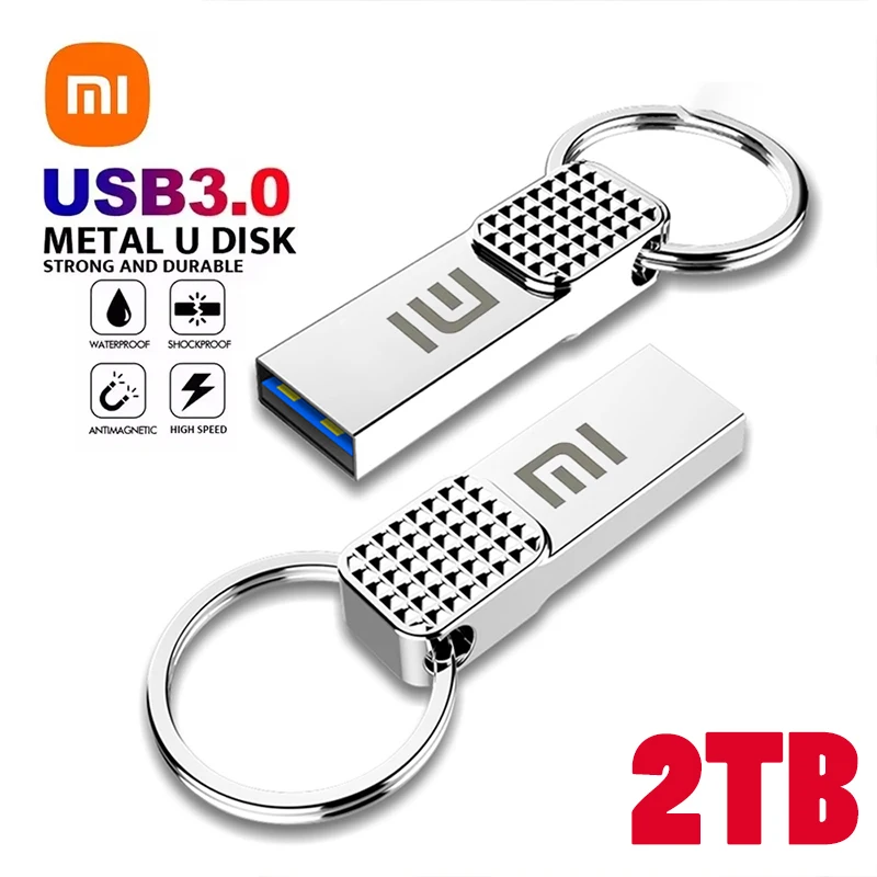 Flash Drive Xiaomi 2TB 1TB USB 3.0 High Speed Metal Waterproof Type C For Computer Storage Devices