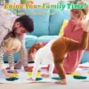 Twister Balance Game Interactive Floor Mat with Spinner Fun Family Party Game Gift for Kids Adults Team Indoor Outdoor Birthday 2