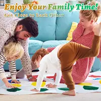 Twister Balance Game Interactive Floor Mat with Spinner Fun Family Party Game Gift for Kids Adults Team Indoor Outdoor Birthday 2