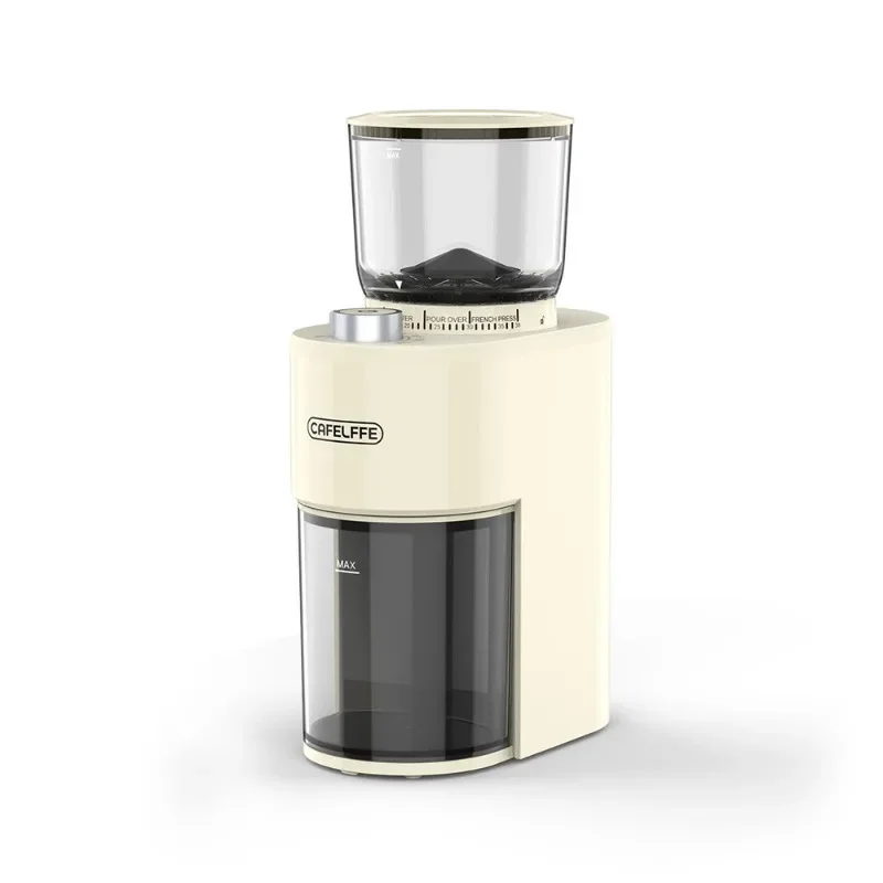 Coffee grinder electromechanical bean grinder household powder machine hand flush Italian mill 5