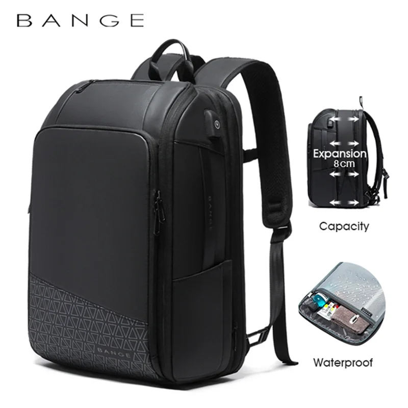 

Business Travel Backpacks 15.6" Laptop Backpacks Scalable Large Capacity Anti-theft Male Women Luxury Luggage Bags