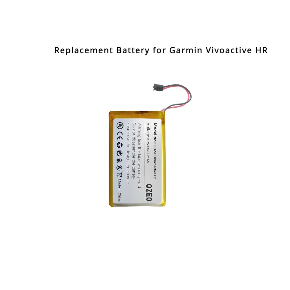 Batterie de remplacement pour Garmin Vivoactive 1 3 4 4S HR / 3 Approche musicale X40 S10 S20 361-00108-00 361-00090-00 360-00033-00  44