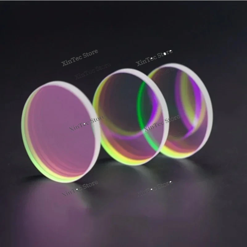 두께 1mm 정사각형 투명 청록색 안티 레드 이색성 거울 Rgb 라이트 결합기 다층 스테이지 레이저 램프 반사경