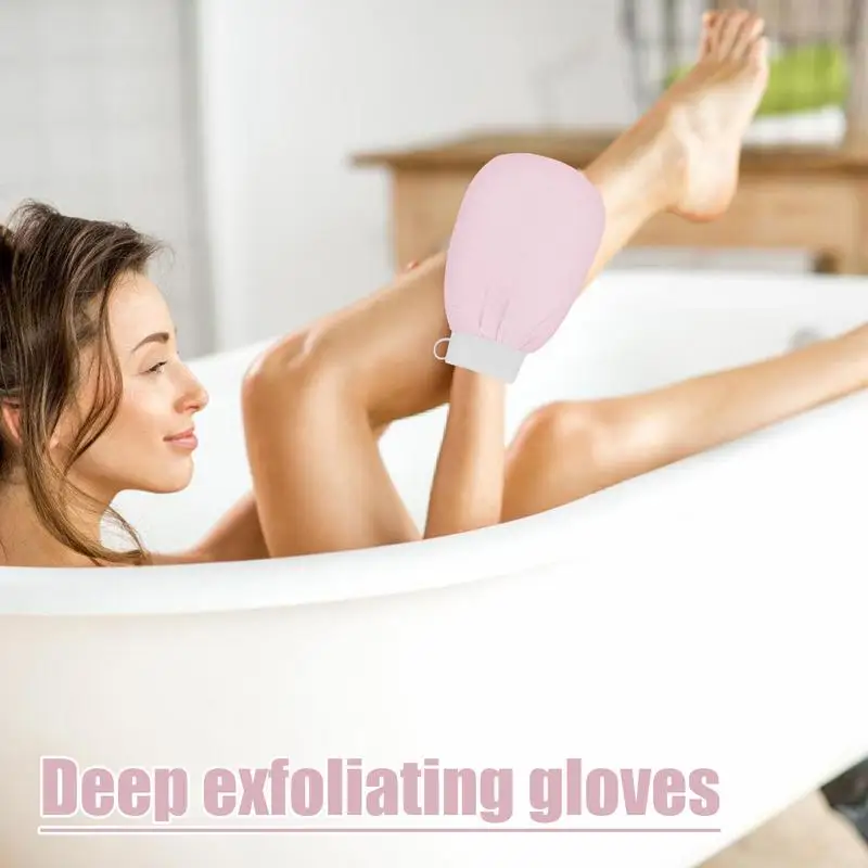 Scrub Exfoliating Gloves Back Scrub Dead Skin Facial Massage Gloves Deep Cleansing Towels For Shower