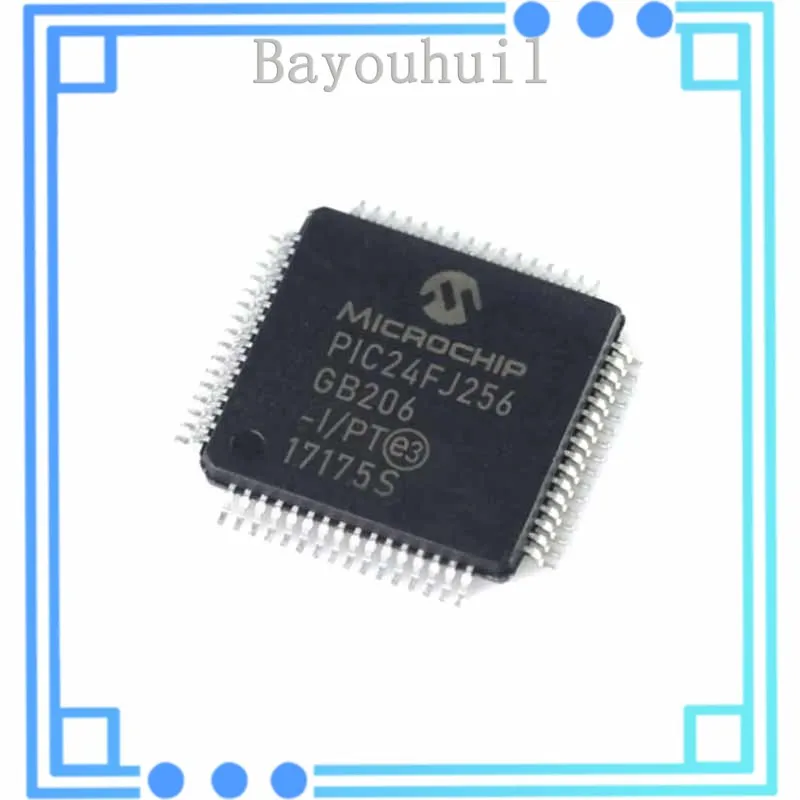 

10PCS PIC24FJ256GB206-I/PT QFP64 New and original Integrated Circuit IC Chip PIC24FJ256GB206-I/PT