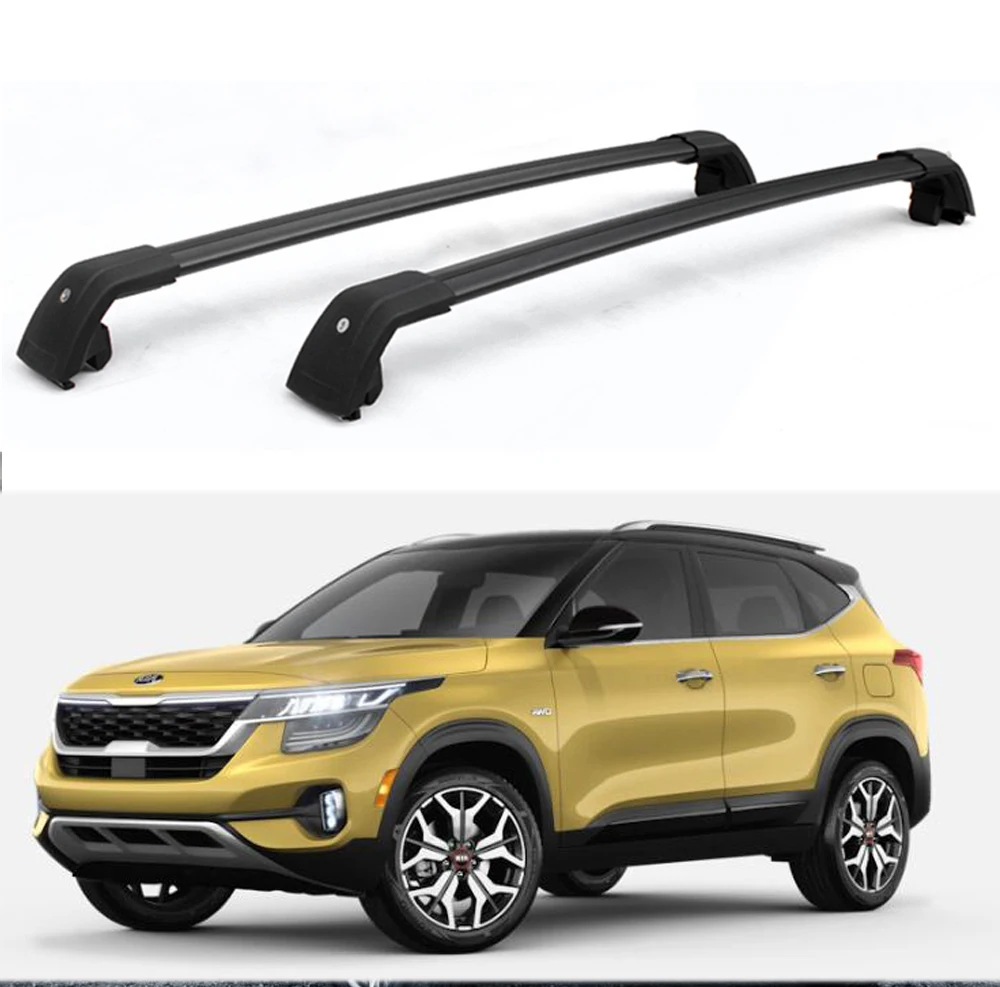Shiturui 2pcs Roof Bars For Kia Seltos 2020 2021 Aluminum Alloy Side