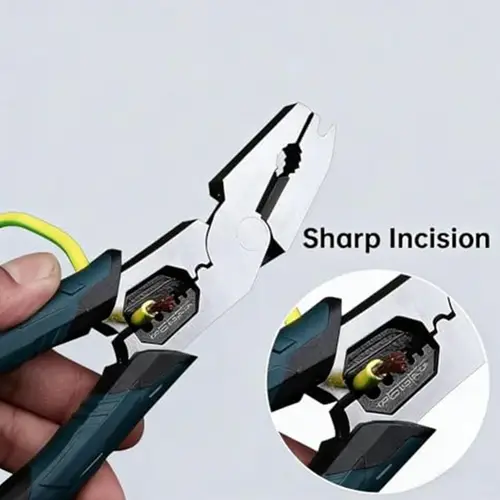 Heavy Duty Industrial Wire Cutting Pliers Multi-Function 9 in 1 Compound Lever Design Ergonomic Grip Home Repair - Image 3