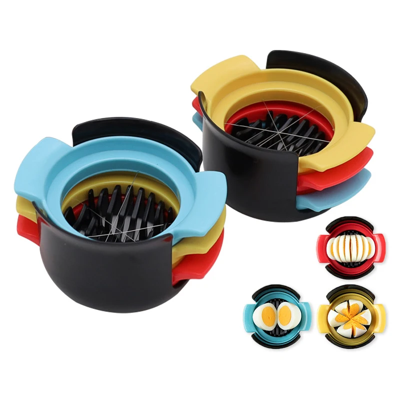 egg cutter fruit slicer food slicer egg slicer 3 In 1 cut eggs cooked eggs cutter fruits sausage cut flower bento shaper fruit garnish slicer kitchen accessories