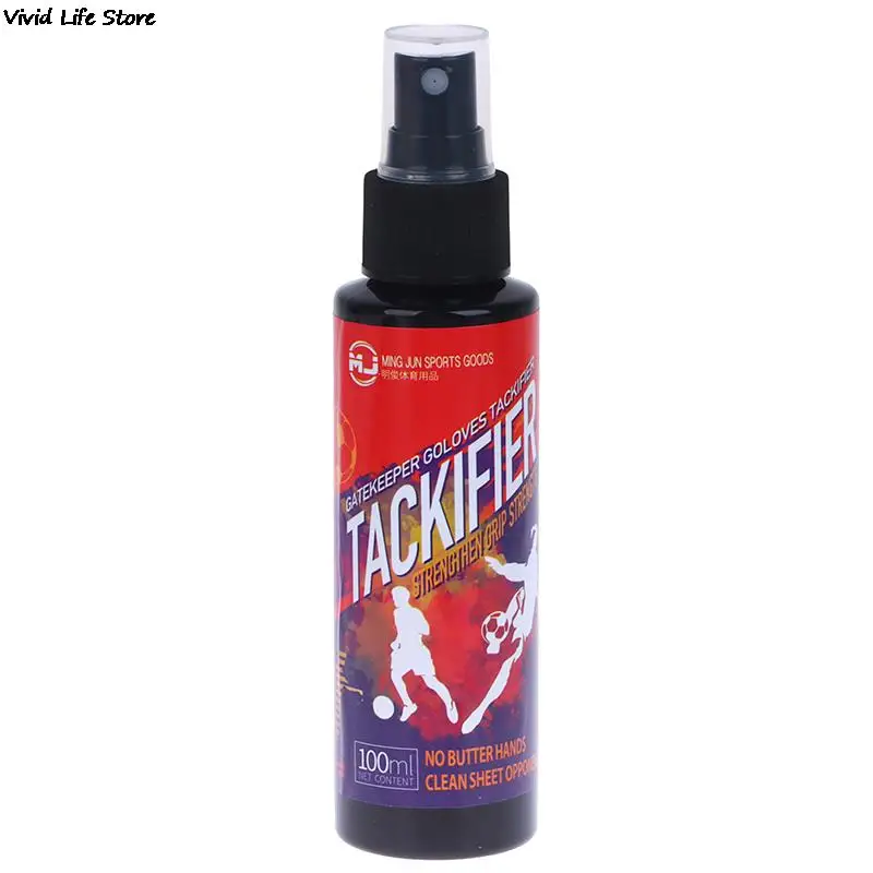 unidad de 100 ml de pegamento adhesivo en aerosol para guantes de portero, spray potenciador de agarre, pegamento para guantes de fútbol, para guantes de portero con agarre