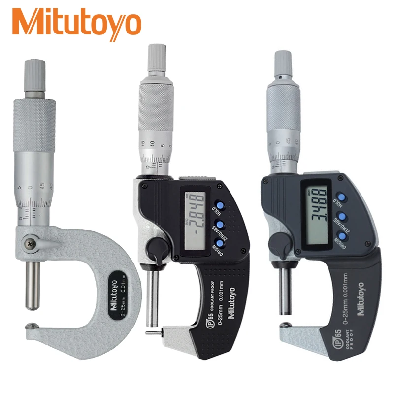 Mitutoyo tube micrometers 0 25mm micrometer 395 251 wall thickness 115