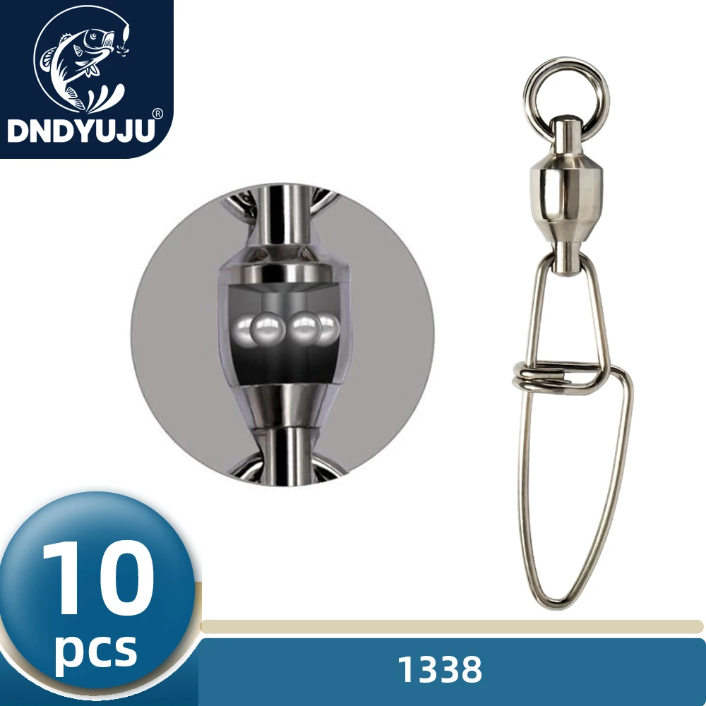 

DNDYUJU 10X Вертлюги рыболовные шариковые подшипники роликовый блокировочный замок рыболовные Вертлюги Из Нержавеющей Стали соединитель #0-#7 Крестовая защелка