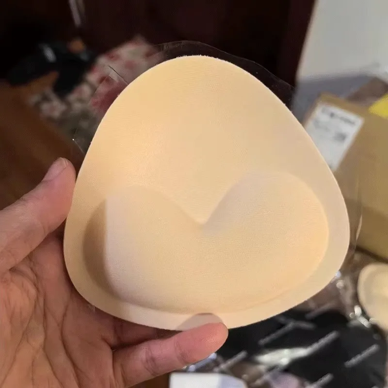 Bra pads inserts bra insert pads Swimwear Silicone Bra Inserts Push Up Padded Thick Sponge Breast Lift Pads Women Breathable Swimsuit Bikini Cup Enhancer