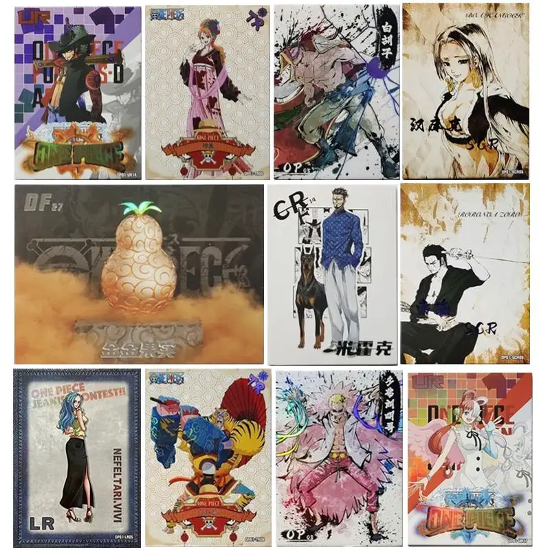 

Аниме ONE PIECE Nico Robin Edward Newgate Shanks Dracule Mihawk Boa Hancock коллекционная карточка детские игрушки Настольная Игра карточка