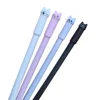 4 creative cat erasable gel pen set with refill 0.5mm washable handle magic eraser blue/black ink erasable office stationery 6