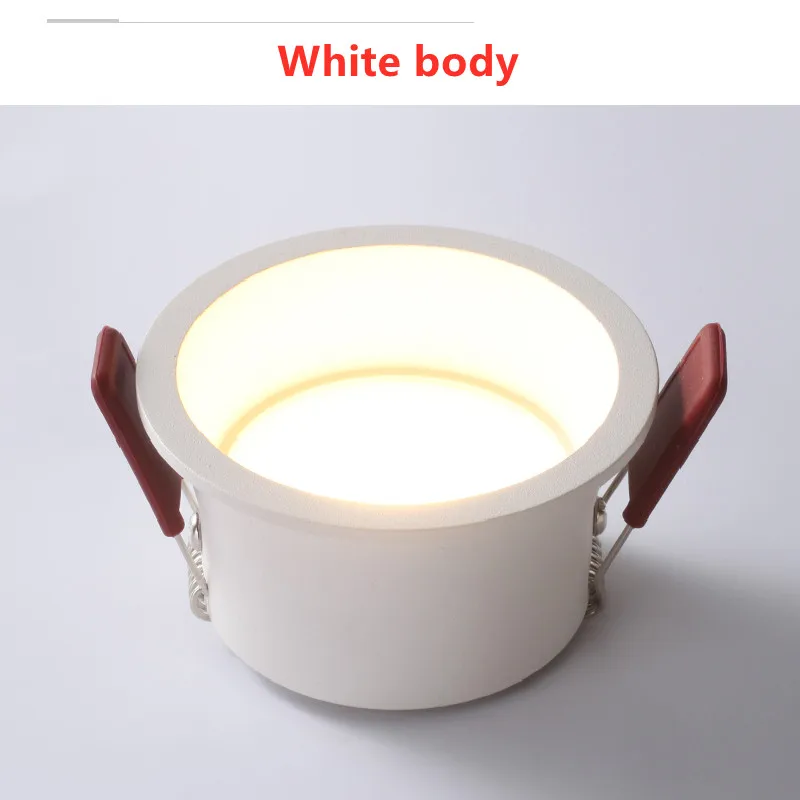 kitchen downlights 2022 New Style Dimmable Recessed Anti-Glare LED Downlights 7W/9W/12W/15W/18W/20W/24W COB Ceiling Lamps Spot Lights AC85~265V led lights for bedroom ceiling