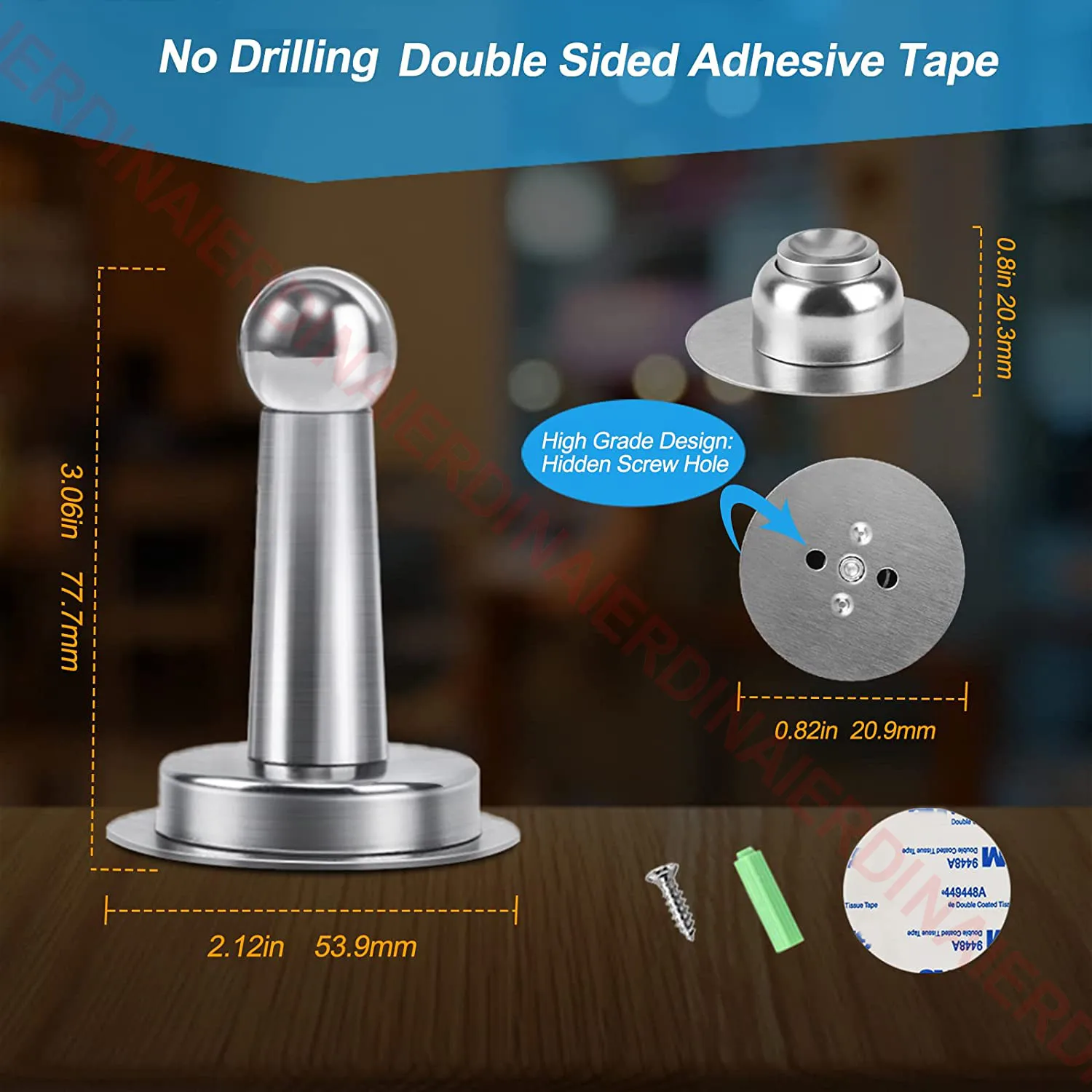 naierdi 304 stainless steel magnetic door stop rolha 03