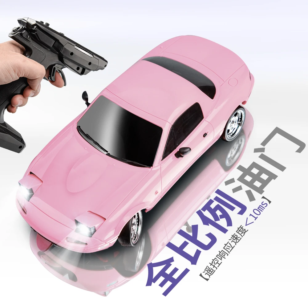 New Color Ldrc Rc Drift Car Red Ld1804 1/1 Mx5 2.4ghz Rwd With Esp Gyroscope On-Road Led Lights Full Scale Rc Cars Kid Toy Gift 4