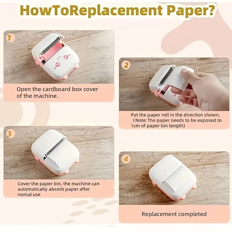 [20 Rolls Thermal Paper] 20 Rolls Thermal Paper | 57mm x 25mm Inkless High-Quality Paper for Note-Taking, Photo Printing, DIY