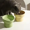 Cat Nordic Style Food Water Bowl Pet Animal Ceramic Eating Dishes High Foot Raised Puppy Cats Matte Bowls Elevated Dog Bowls 2
