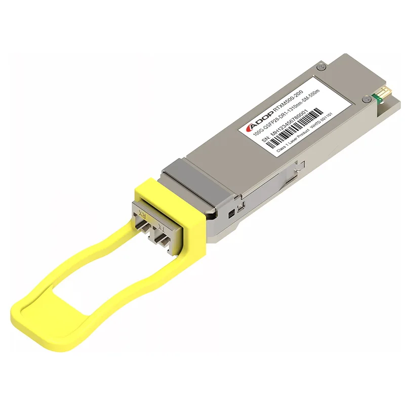 ADOP for Cisco QSFP-100G-DR-S Compatible 100GBASE-DR QSFP28 Single Lambda 1310nm 500m DOM Duplex LC SMF Optical Transceiver