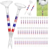 50PCS table Golf Tees Reduce Friction and Side Spin Transparent Golf Ball Holder Reusable Anti-Slip Big Cup for Golf Activities 1