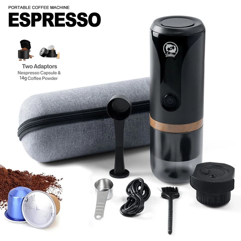 I CAFILAS portable two in one espresso machine rechargeable electric