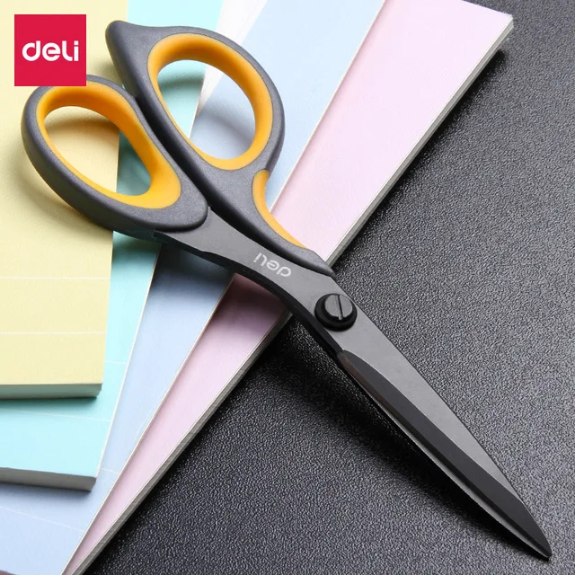 [알리익스프레스] Deli-6027, 77757 스테인레스 스틸 대형 가위: 다목적 가정 및 사무실 용품