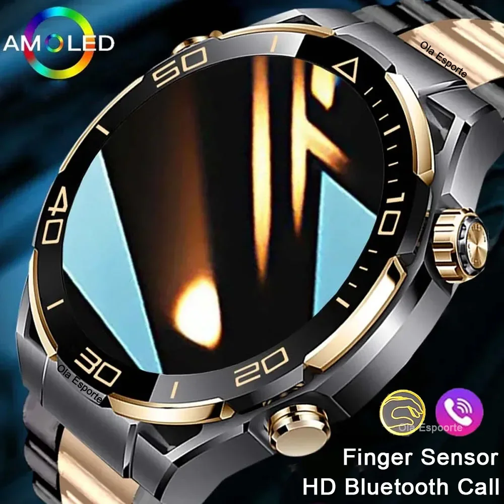 

New For Men's Smartwatch Bluetooth Call 1.52" 480*480 AMOLED Screen Waterproof Women's Smart Watch Gesture Finger Sensor Watches