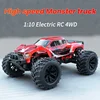 HSP 94701 1/10 RC Remote Control Truck Monster 4WD Electric Toy off-road Buggy Model Car Adult Children Kids Toys Gift 2